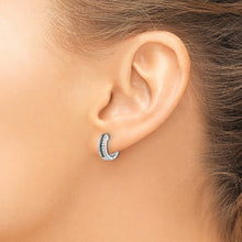 Load image into Gallery viewer, LADIES'S EARRING - HOOPS | EM5406-BK-033-WA