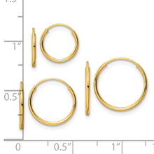 Load image into Gallery viewer, LADIES'S EARRING - HOOPS | TF2004SET